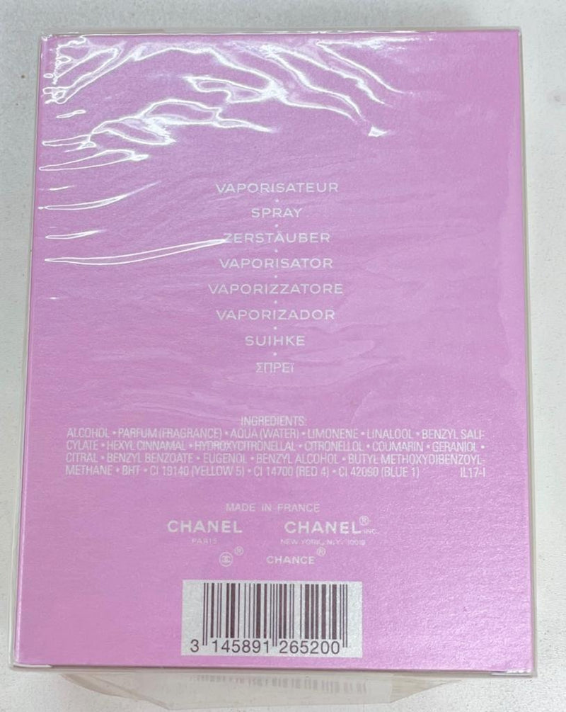 Chanel Chance Eau De Parfum 100ml Para Feminino