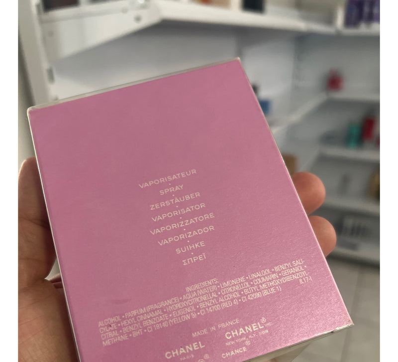 Chanel Chance Eau De Parfum 100ml Para Feminino